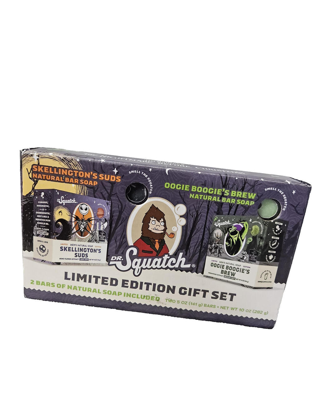 Dr Squatch Oogie Boogie's Brew & Skellington's Suds Soap Bar Limited Edition
